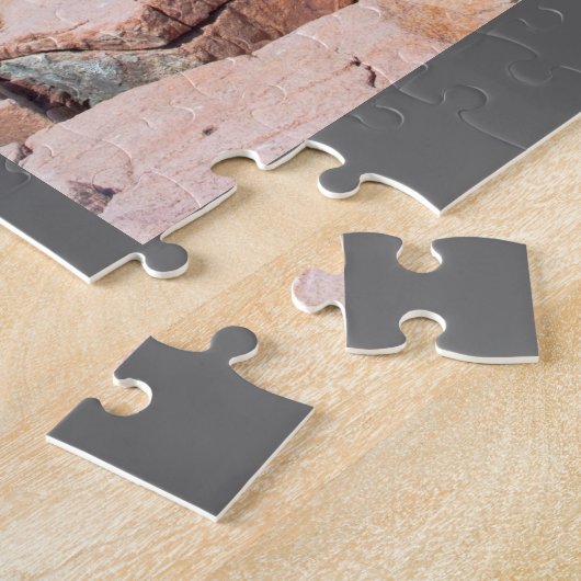 岩が多い夏の海景のアカディア国立公園メイン ジグソーパズル (側面)