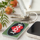 岩が多い愛 キーホルダー (正面右)