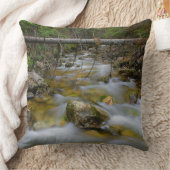 岩が多い森林入り江の装飾用クッション クッション (ブランケット)