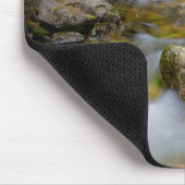 岩が多い森林入り江のmousepad マウスパッド (コーナー)