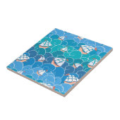 岩が多い海パターン タイル (側面)