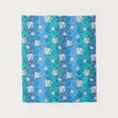 岩が多い海パターン タペストリー (正面)