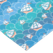 岩が多い海パターン テーブルクロス (アングル)