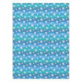 岩が多い海パターン テーブルクロス (正面)