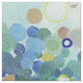 「岩が多い海岸」の点々のあるな海のモダンな生地海軍Juul ファブリック (クローズアップ)