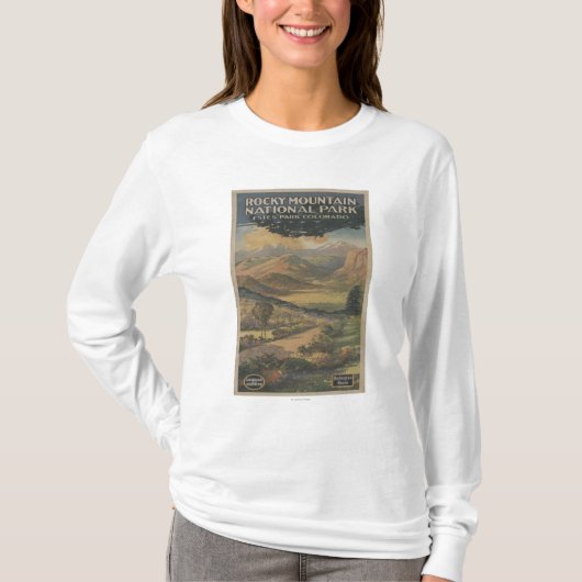 岩が多いMt.の国立公園のパンフレット# 1 Tシャツ (正面)