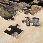 岩が海に出会う場所 – バスティオンポイント ジグソーパズル (側面)