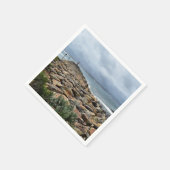 岩が海に出会う場所 – バスティオンポイント スタンダードカクテルナプキン (角)
