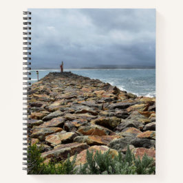 岩が海に出会う場所 – バスティオンポイント ノートブック