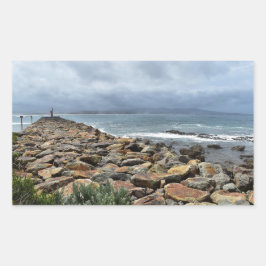 岩が海に出会う場所 – バスティオンポイント 長方形シール