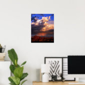 岩が燃え上がる ポスター (ホームオフィス)