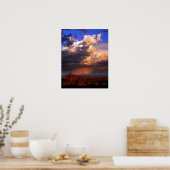 岩が燃え上がる ポスター (キッチン)