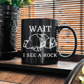 岩が見えるまで待つ |地質学の岩石 |地質学者ギフト コーヒーマグカップ