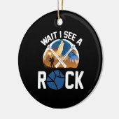 岩が見える – 地質地質学者 セラミックオーナメント (左)