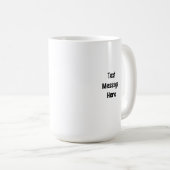 岩だらけの海の海岸の白黒写真 コーヒーマグカップ (正面右)