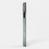 岩だらけの海の海岸の白黒写真 Case-Mate iPhoneケース (裏面/右)