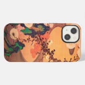 岩とせせらぎの菊 (1760) iPhoneケース (裏面横)