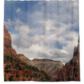 岩とスカイジオン国立公園ユタ州シャワーカーテン シャワーカーテン (正面)