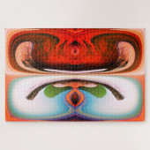 岩と水芸術 ジグソーパズル (横)