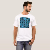 岩と硬い場所の間 Tシャツ (正面フル)