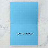 岩と空の間、クライマー18誕生日カード カード (内部)