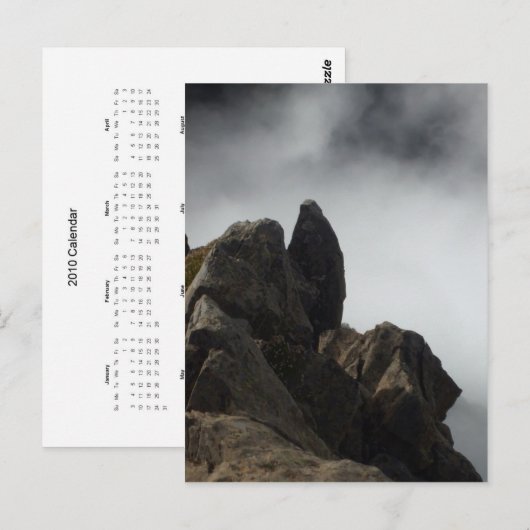 岩と雲はがき ポストカード (正面/裏面)