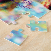 岩に囲まれたオレンジトッドカラフル ジグソーパズル (側面)