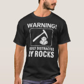 岩に容易に気を取られる Tシャツ (正面)