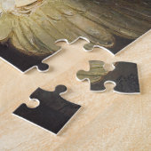 岩に座する翼の人物(Abbott Thayer作) ジグソーパズル (側面)