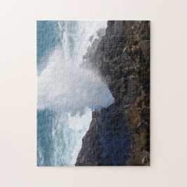 岩に波を打つ ジグソーパズル