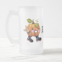 岩に落ちる フロストグラスビールジョッキ