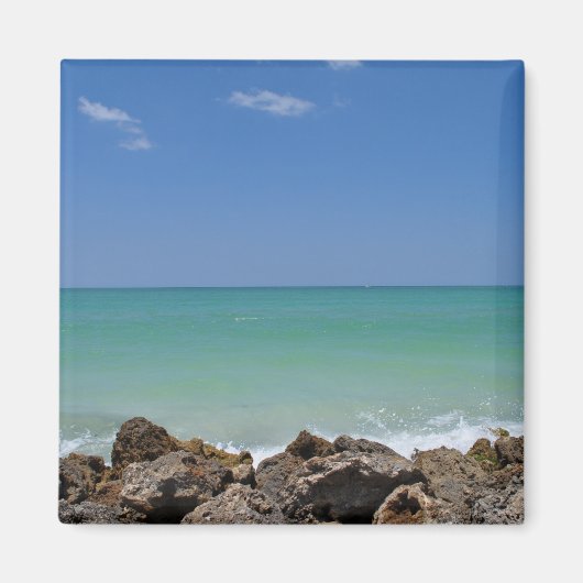 岩に跳ね上がる音 マグネット (正面)