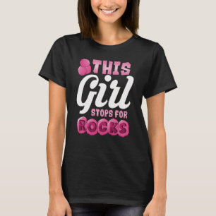 岩のためのストップこの女の子かわいい宝石ハンター2 Tシャツ