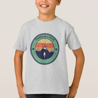 岩のようにしっかり Tシャツ