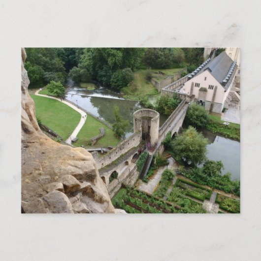 岩のカゼメイトの外のスティエルチェン橋 ポストカード (正面)