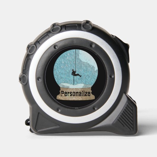 岩のクライマーロープを撃退する雪のユニーク球体 メジャー (正面)