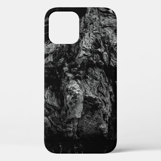 岩のグレースケール写真 Case-Mate iPhoneケース (裏面)