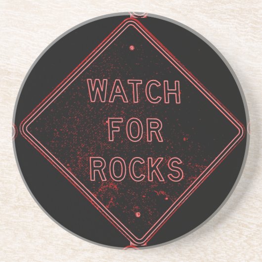 岩のコースターを見張る コースター (正面)