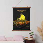 岩のドーム：アルアクサの鼓動 吊り下げ型タペストリー (寝室)