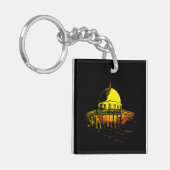 岩のドーム:エルサレムの象徴的なキーチェーン キーホルダー (正面左)