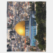 岩のドーム フリースブランケット (正面)