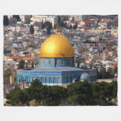 岩のドーム フリースブランケット (正面(横))