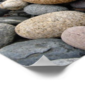 岩のビーチ ポスター (角)