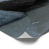 岩のポスターによる海 ポスター (角)