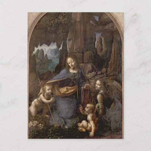 岩のヴァージン, c.1508 ポストカード (正面)