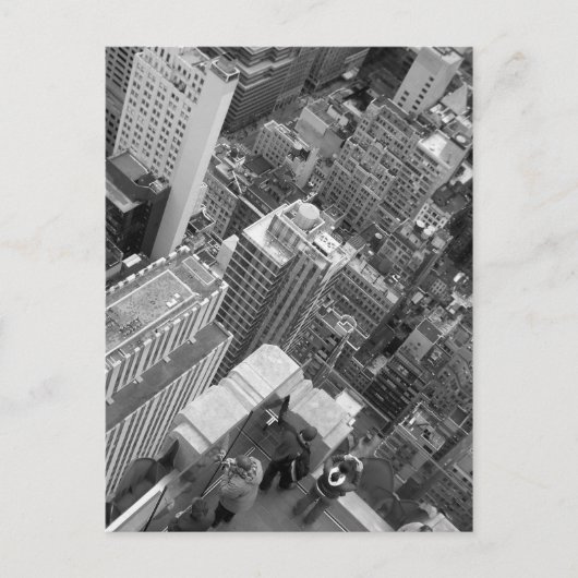 岩の上から見るNYC ポストカード (正面)