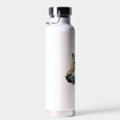 岩の上で休むチーター ウォーターボトル (右面)