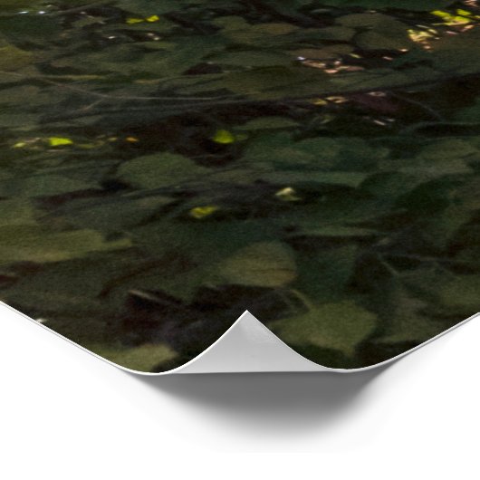 岩の上で十字架 ポスター (角)