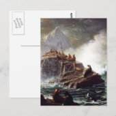 岩の上にシール，ファラロン諸島 – Bierstadt ポストカード (正面/裏面)