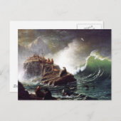岩の上にシール,ファラロン諸島 – Bierstadt ポストカード (正面/裏面)